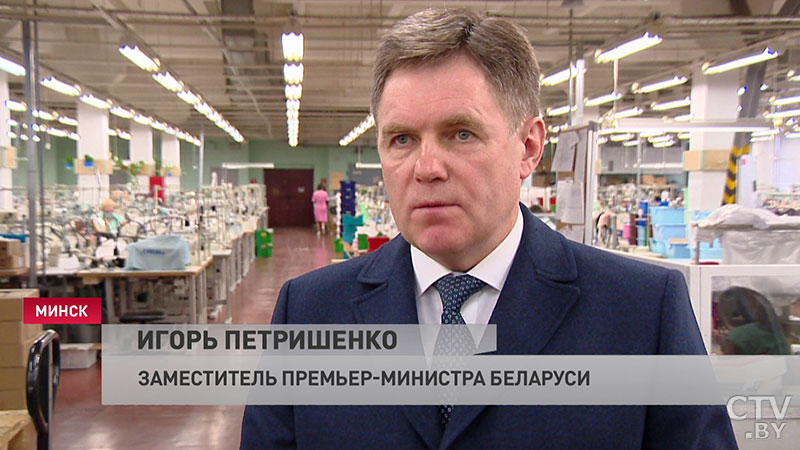 Игорь Петришенко, посещая «Милавицу»: У нас около 27 самых крупных предприятий переориентировались на выпуск масок-4