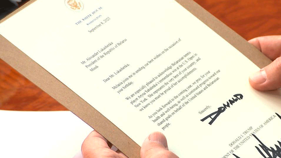 «Это особый знак дружбы». Лукашенко получил письмо от Трампа-2
