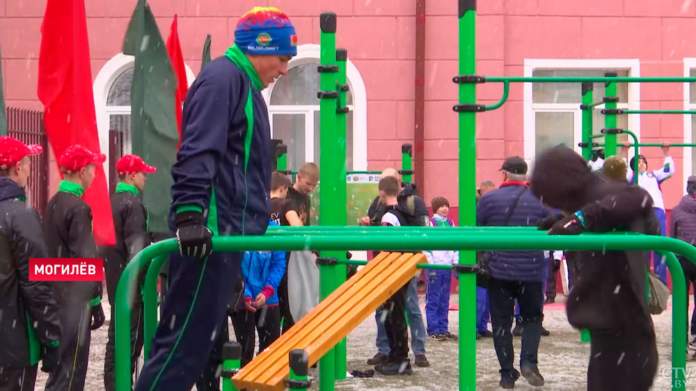 Воркаут-зона и урбанбол. Новая спортивная площадка появилась в Могилёве на базе училища олимпийского резерва-10 Воркаут-зона и урбанбол. Новая спортивная площадка появилась в Могилёве на базе училища олимпийского резерва-10