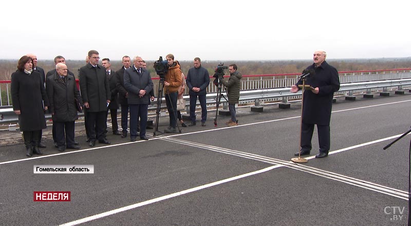 Мост в Житковичах, реконструкция Молодёжного театра, архив в Слуцке. Какие ещё подарки получила Беларусь к 7 ноября?-22