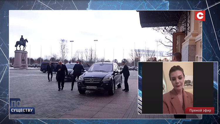 «Совершенно неприметный Mercedes». Подробности обсуждаемого приезда Лукашенко с Путиными во дворец