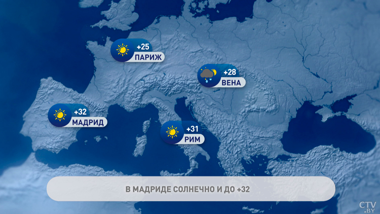 Афины по-прежнему пополняют список рекордов, в Москве +26 – свежий метеорасклад по Европе-2