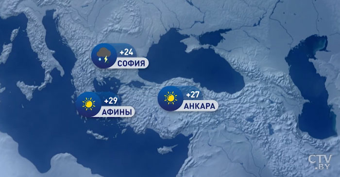 В Москве +22, в Киеве +24. Погода в Европе на неделю с 9 по 15 сентября-4