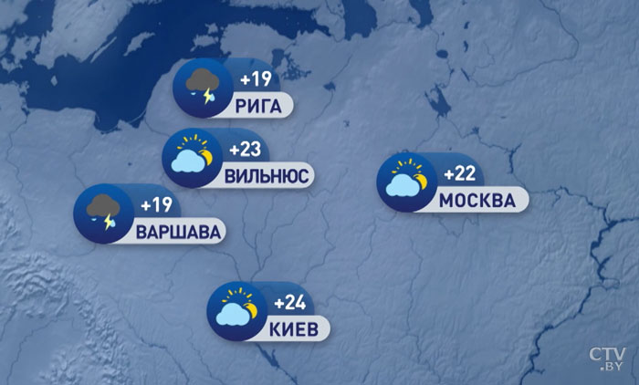 В Москве +22, в Киеве +24. Погода в Европе на неделю с 9 по 15 сентября-7