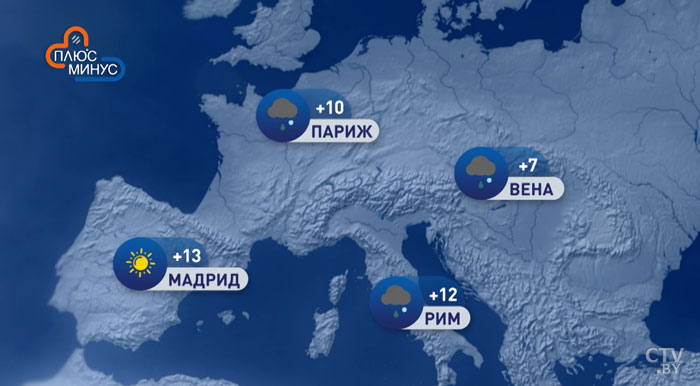 В Москве +9, в Киеве +12. Погода в Европе на неделю с 9 по 15 марта-1