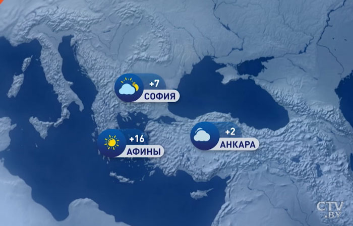 В Москве +3, в Киеве +5. Погода в Европе на неделю с 9 по 15 декабря-4