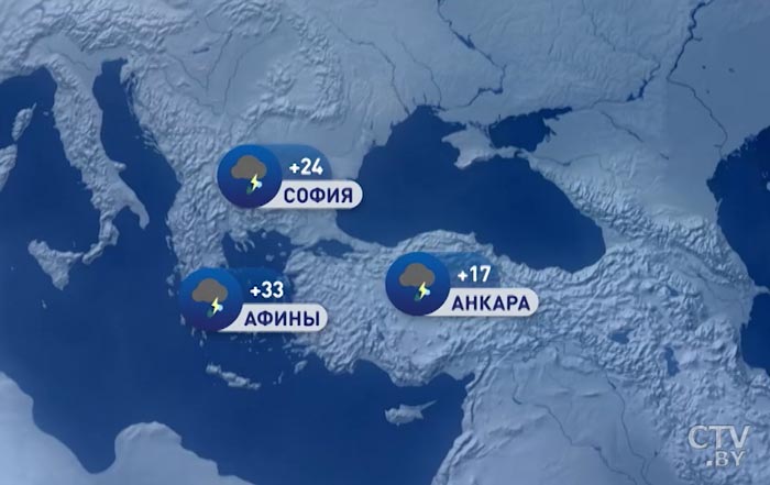 В Москве +21, в Киеве +29. Погода в Европе на неделю с 15 по 21 июня-4