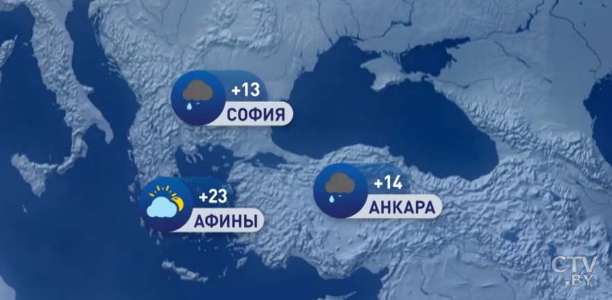 В Москве +5, в Киеве +8. Погода в Европе на неделю с 20 по 26 апреля-4