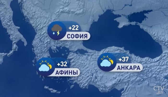 В Москве +20, в Киеве +24. Погода в Европе на неделю с 20 по 26 июля-4