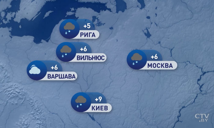 В Москве +6, в Киеве +9. Погода в Европе на неделю с 23 по 29 декабря