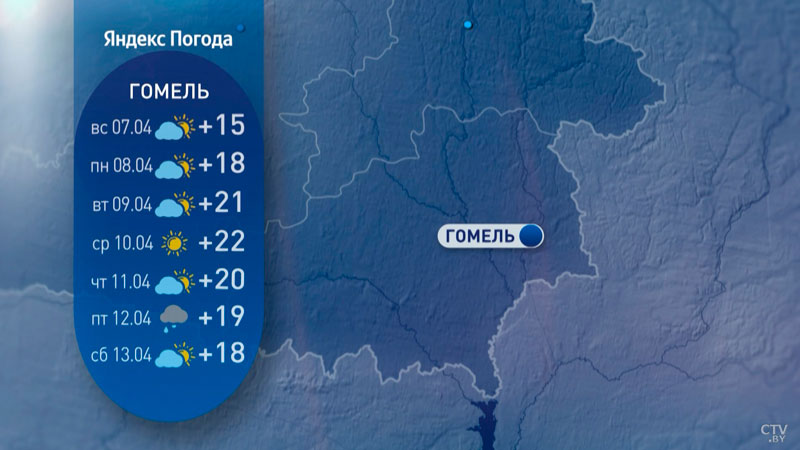 Тепло возвращается – прогноз погоды в Беларуси на неделю-9