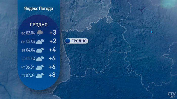 Наконец-то потеплеет! До +12°C и ясно будет в Беларуси в начале апреля-3