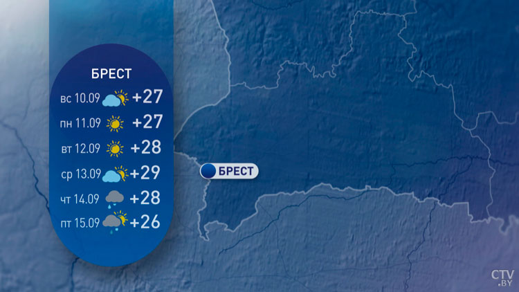 До +29°C в середине сентября! Осень побалует белорусов жаркой погодой-4