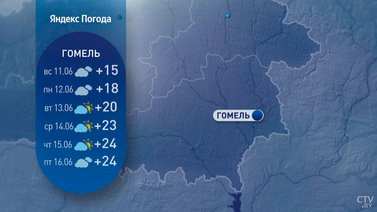 Похолодает на 5 градусов. Синоптики рассказали о погоде в Беларуси в середине июня-12