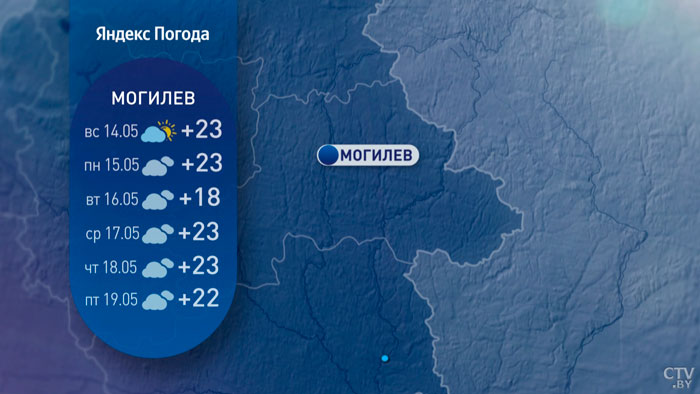 Потеплеет до +27°C, но не обойдётся без осадков. Прогноз погоды в Беларуси на середину мая-10