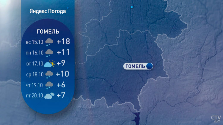 Дождь и мокрый снег! Прогноз погоды в Беларуси на середину октября-12