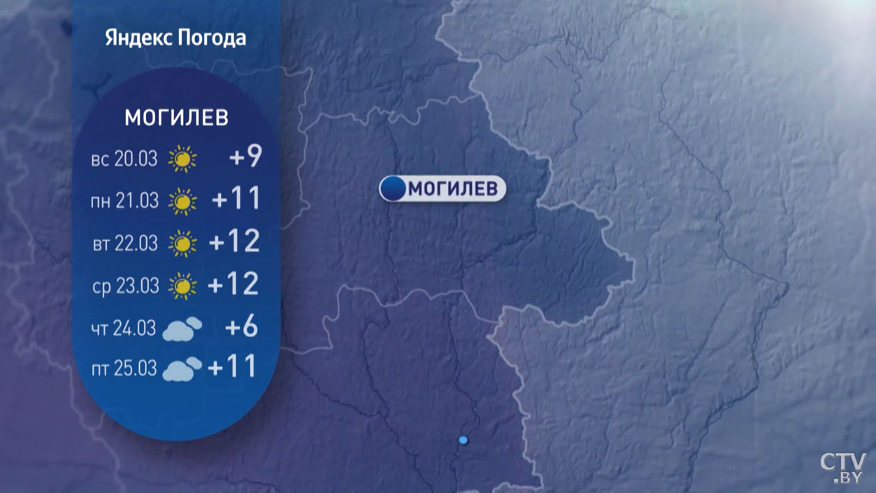 В основном солнечно и до +17°С. Прогноз синоптиков на неделю с 21 по 27 марта-12