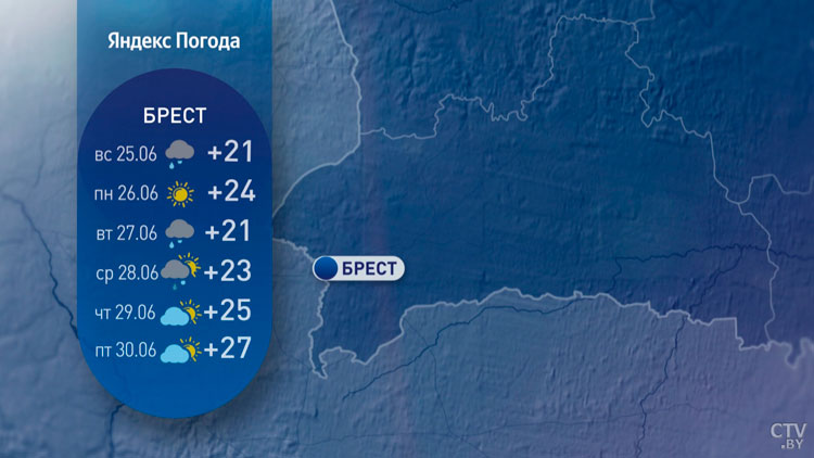 Жара спадёт, в Беларусь придут дожди – синоптики рассказали о погоде в конце июня-4