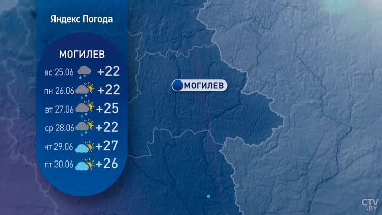 Жара спадёт, в Беларусь придут дожди – синоптики рассказали о погоде в конце июня-10