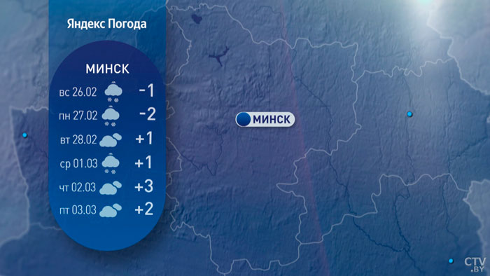 Плюс днём, ночью заморозки. Какую погоду ждать белорусам в начале марта?-14