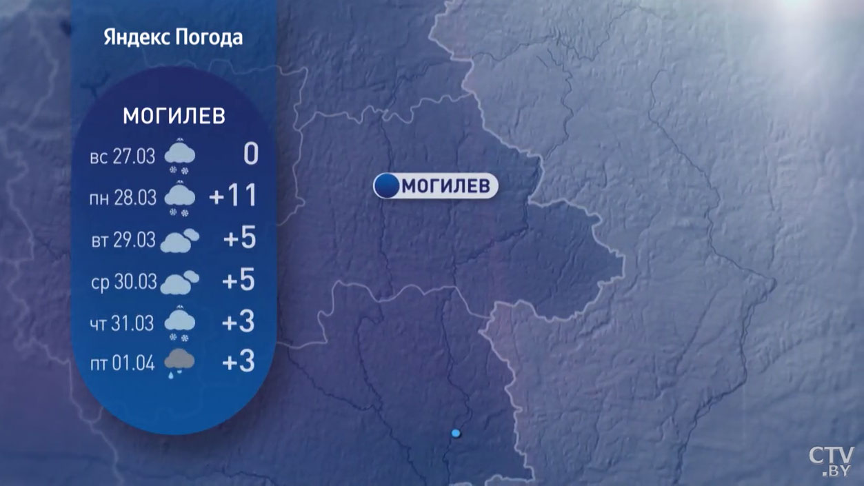 От -7 до +17°С. Чем удивит погода белорусов в конце марта – начале апреля?-12