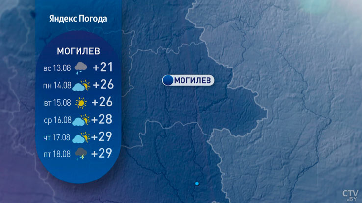 Лето продолжается. Какая погода ждёт белорусов в третью неделю августа?-10