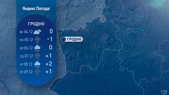 Мороз до -15°C! Какая погода ждёт белорусов в начале декабря?-6