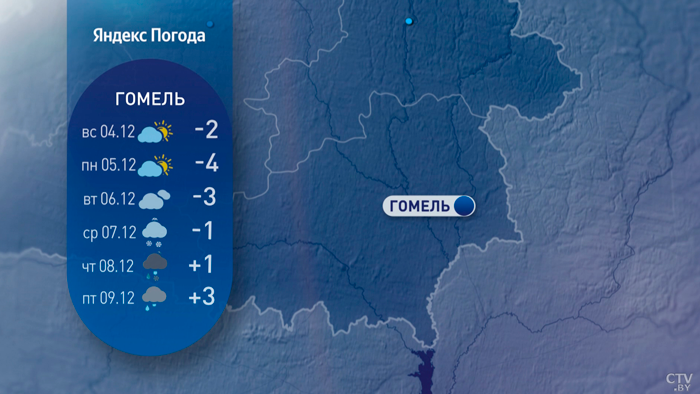 Мороз до -15°C! Какая погода ждёт белорусов в начале декабря?-12