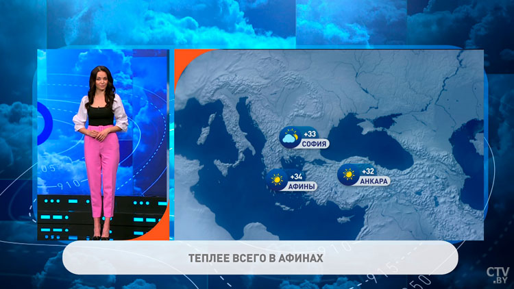 В Москве до +19°C, в Риме +33°C. Погода в Европе на неделю с 28 августа по 3 сентября-4