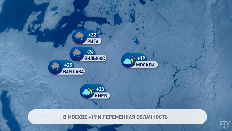 В Москве до +19°C, в Риме +33°C. Погода в Европе на неделю с 28 августа по 3 сентября-7