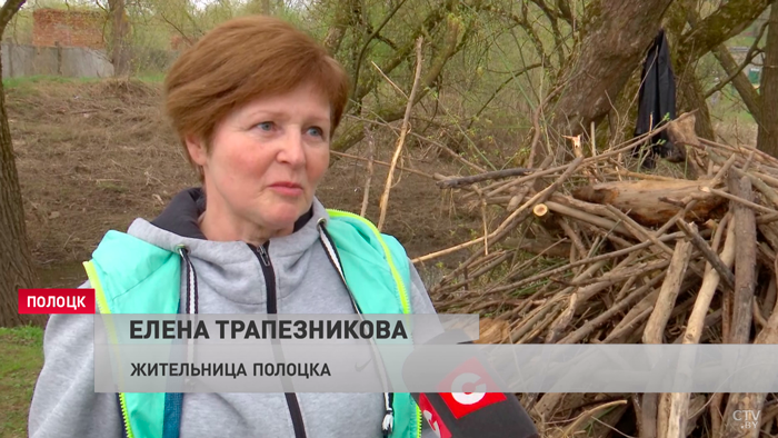 «Слава богу, Двина ушла». Жители Полоцка устраняют последствия паводка-4