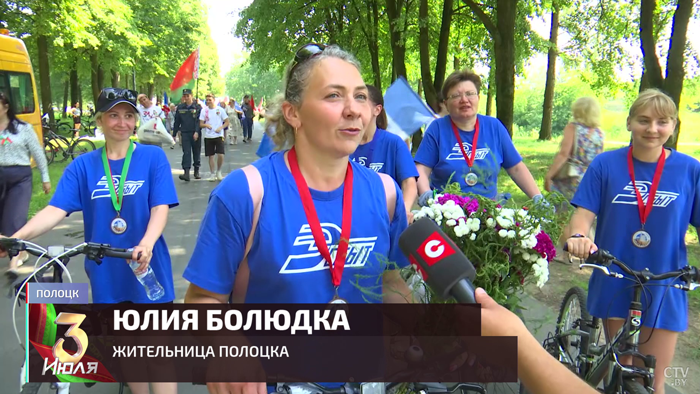 Велопробег по памятным местам войны. Акцию «Навеки едины» в Полоцке посетили более 500 человек-7