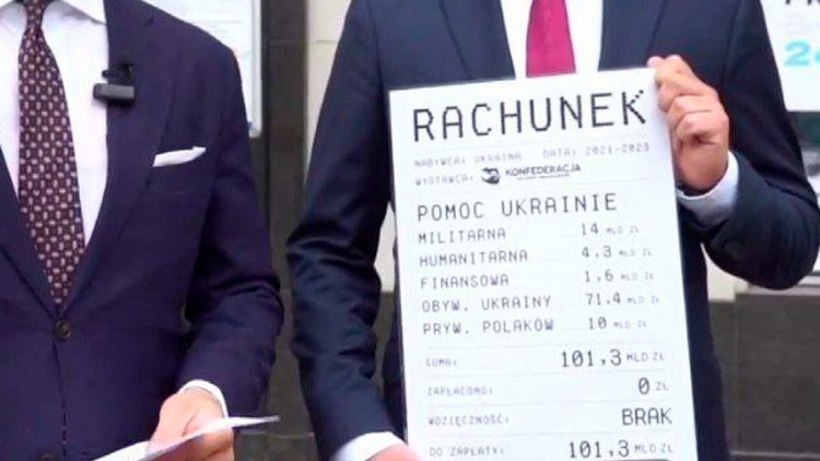 Более 23 млрд долларов – польский депутат выставил Украине «символический» счёт за оказанную помощь-1