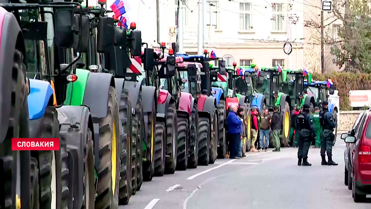 Польские фермеры заблокировали крупнейшую магистраль на границе с Германией-7