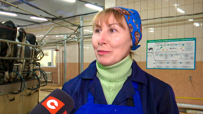 35 лет на своём рабочем месте! Пообщались с дояркой, которая получила орден Трудовой славы