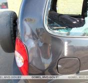 В Мозырском районе сельчанин изрубил топором Chevrolet агронома