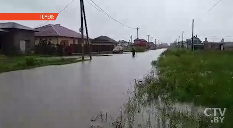 Потоп в Гомеле: за ночь выпало более половины месячной нормы осадков-1