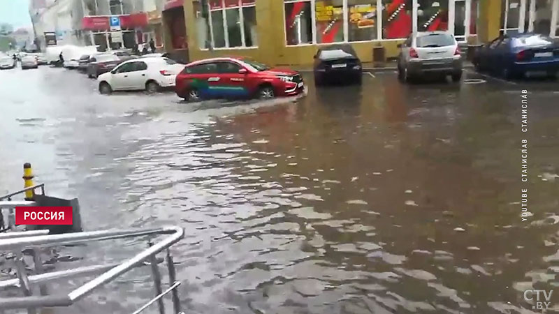 Город в Воронежской области ушёл под воду из-за сильных ливней-5