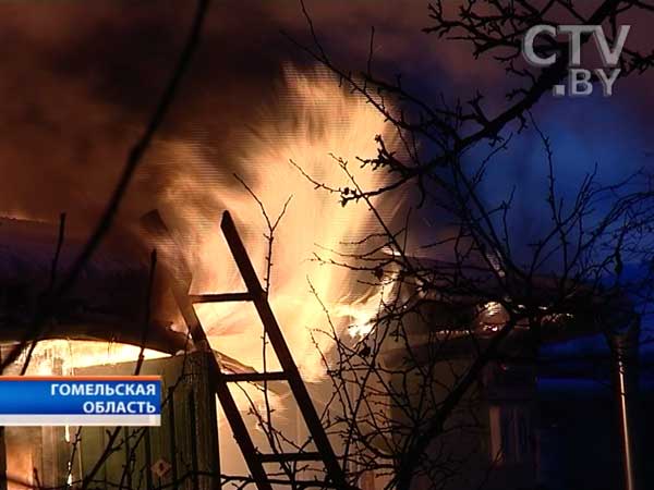 Под Гомелем во время пожара погиб ребенок 