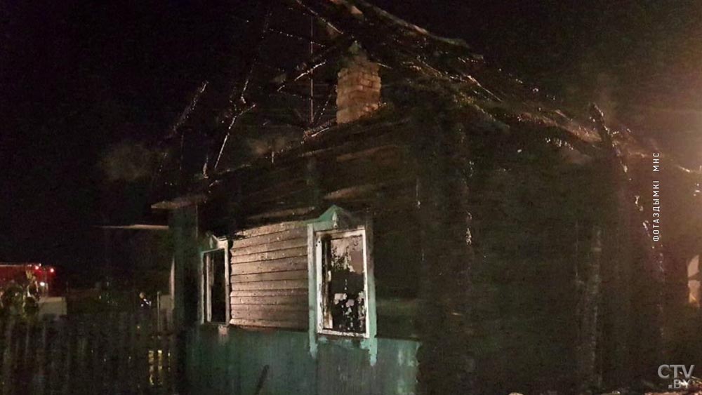На пожаре в Борисове погибли два человека-1