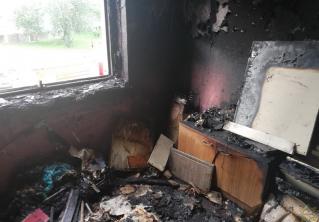 При пожаре в гродненской многоэтажке спасён мужчина, 15 человек эвакуированы