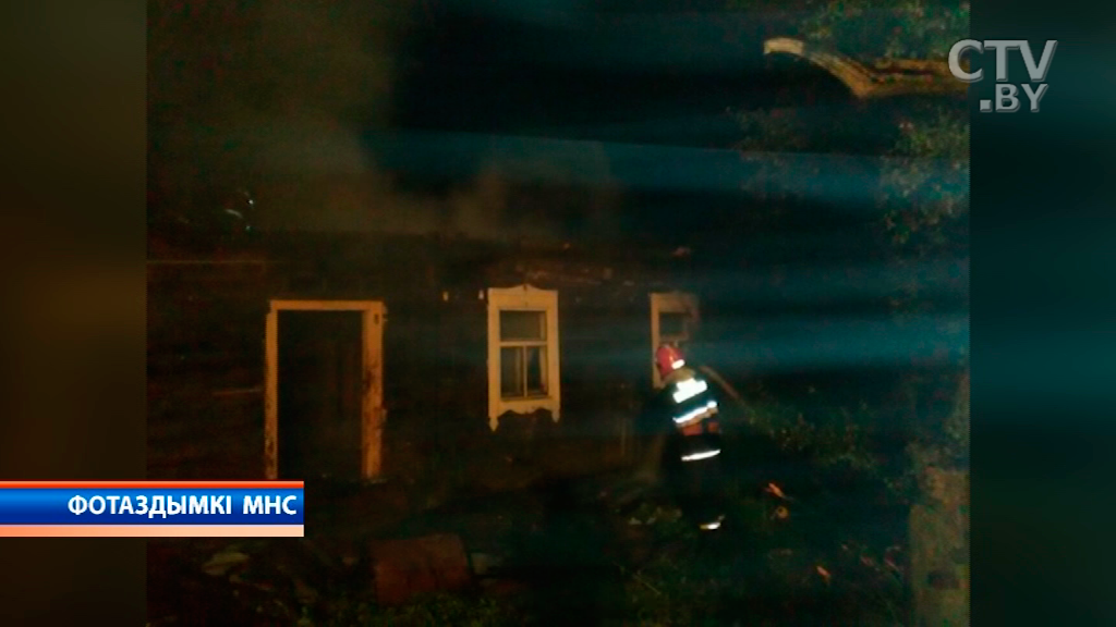 Пожар на территории предприятия в Шабанах сняли на видео