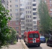 В Витебске горел балкон в десятиэтажном доме. Рассматривается версия поджога 