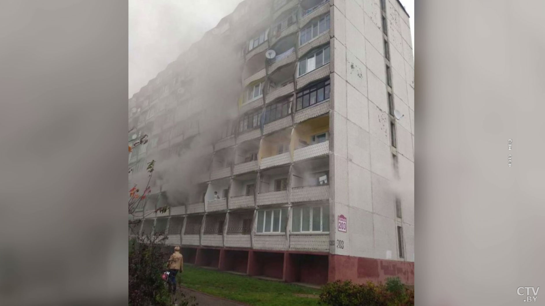 На Солтыса горело общежитие. Эвакуировали 30 человек, есть пострадавший-1
