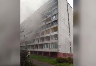 На Солтыса горело общежитие. Эвакуировали 30 человек, есть пострадавший