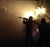 В Смолевичском районе произошёл крупный пожар на сушилке