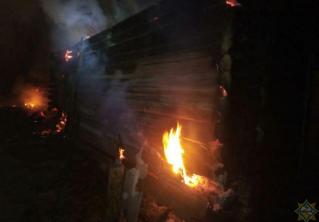 На пожаре в Браславском районе погиб хозяин дома 