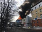 В Архангельске ликвидирован пожар в ТЦ «Фокус»