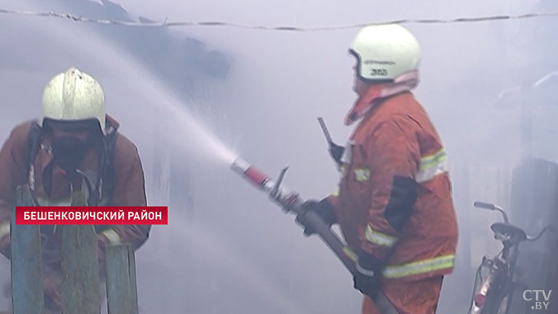 В Бешенковичском районе на пожаре погибли два человека-3