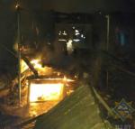 На пожаре в Пинском районе погибли мать и сын